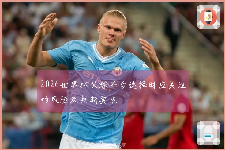 2026世界杯买球平台选择时应关注的风险及判断要点