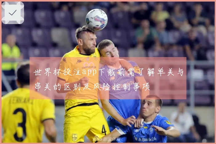 世界杯投注app下载前需了解单关与串关的区别及风险控制事项